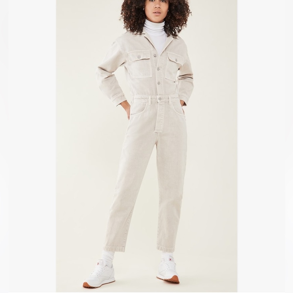 CITIZENS OF HUMANITY LIU JUMPSUIT DESERT HAZE SIZE S WORN 3X, NO LONGER SOLD!